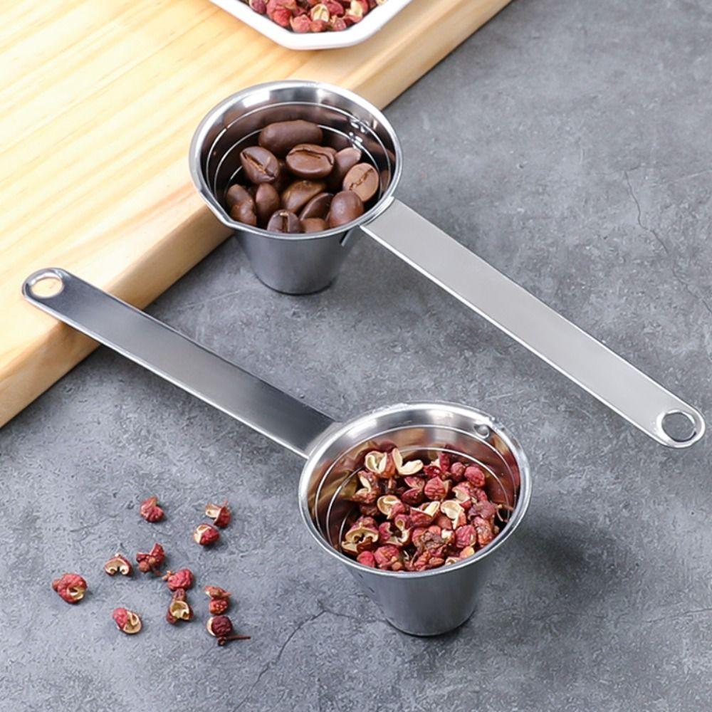 Удобная мерная ложка для выпечки из нержавеющей стали, ложка для приправ, новая калорийная ложка