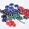 Poker Case Poker Set 200 Poker Chips 2x Card Deck 5x Dice 1x Aluminum Case Poker Set Chips Case Aluminum + Polystyrene 29.5x20.5x6.5 cm