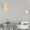 Акриловая фея волшебная палочка звезда трехмерное хрустальное зеркало наклейка спальня гостиная креативное украшение самоклеящаяся наклейка на стену