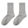 Gunze AGW502 Fire Acedron Warm Cold Weather Gray Women's Socks, Moisture-Wicking, Heat-Retaining, Mid-Length, Protection,
