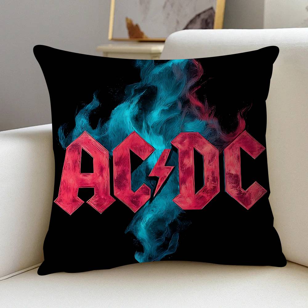 Музыка Искусство A-ACDC Наволочка Декоративная подушка Диван Домашний декор Наволочка Наволочки
