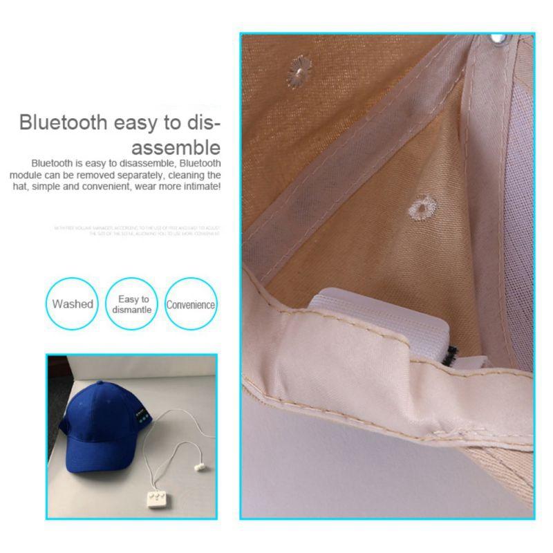 Модные наушники Bluetooth 5.0, гарнитура, бейсболка, беспроводные летние шляпы со стереонаушниками и микрофоном, наушники-вкладыши для отдыха на открытом воздухе