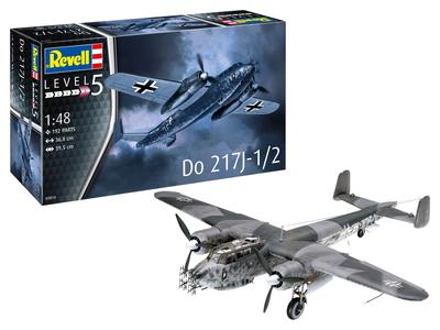 Немецкий Revell 1/48 Масштаб Немецкие ВВС Dornier 217J-1/2 Пластиковая модель kit 03814