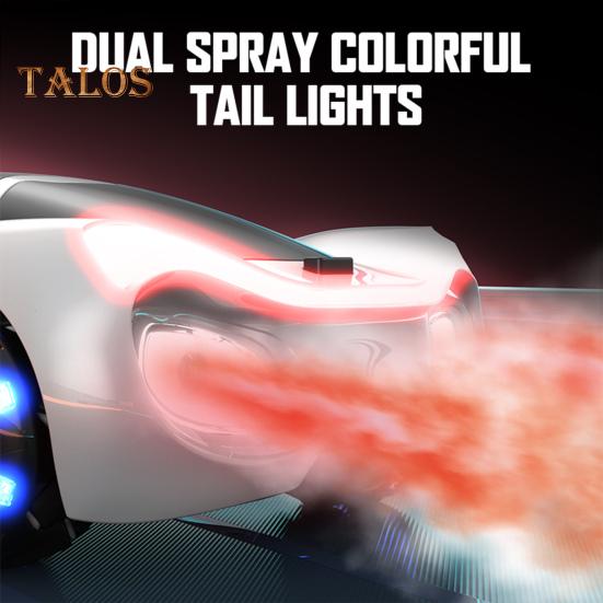 Концептуальный игрушечный автомобиль с дистанционным управлением и светодиодной подсветкой, двойной контроллер, 4WD, автомобиль на новой энергии, перезаряжаемый для малышей, 2,4 ГГц, радиоуправляемый гоночный автомобиль для дрифта