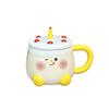 Ceramic Cup Creative Cake Water Cup Anime Mug Coffee Funny Cups Cute Mugs Original Breakfast Cups Personalized Gift Drinkware