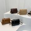 Niche Design Bag New Trendy and Fashionable Texture Saddle Bag Shoulder Bag Simple Casual Crossbody Women's Bag