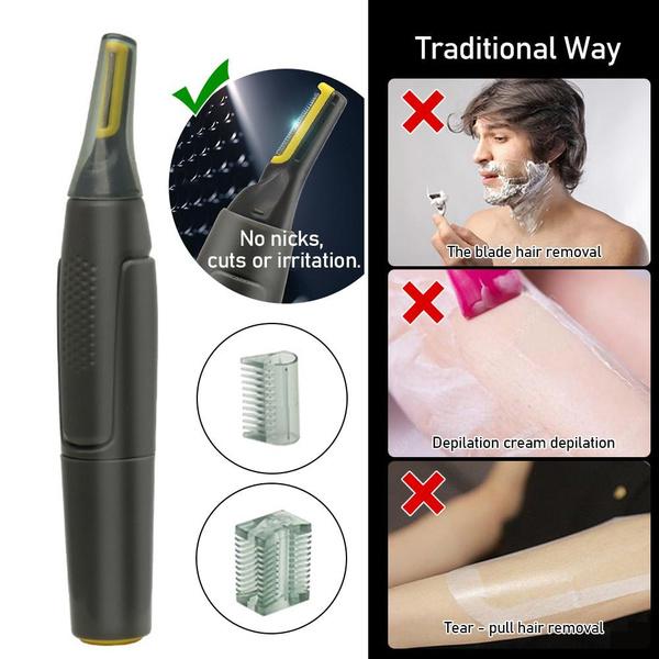 Nose Hair Trimmer Implement Shaver Clipper Ear Neck Eyebrow Trimmer Shaver Man Woman Clean Trimmer Razor Remover Kit
