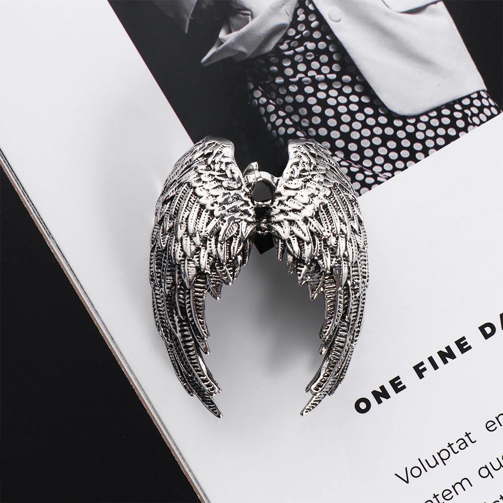 Нержавеющая сталь, женские модные ювелирные изделия, мужская цепочка на ключицы, ожерелье в корейском стиле, ожерелье с крыльями ангела