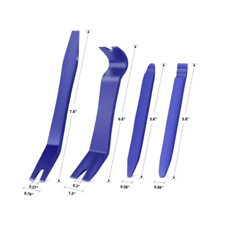 Зажим для двери автомобиля, панель, аудио-видео, набор для удаления приборной панели, установщик, инструмент для подглядывания, навигационная разборка, автомобильный гвоздодер