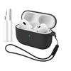 For Airpods Pro 3 2025 New Silicone Case Earphone Accessories with Cleaner Kit & Lanyard Full Protective Cover for Airpods Pro 3