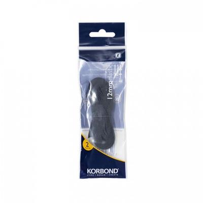 Korbond Эластичная черная 12мм x 2м