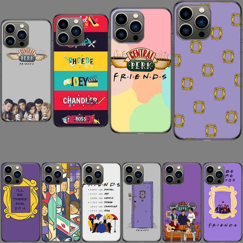 Friends TV Show Purple Door Phone Case For Iphone 16 15+ Pro Max 17 Air Capa 14 Plus 16E 13 Pro 12 Mini 11