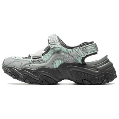 Li Ning Сандалии Кошачья лапка Удобные Универсальные Модные Нескользящие Дышащие Износостойкие Обувь для ручья Женские сандалии Серый AGUV004-2