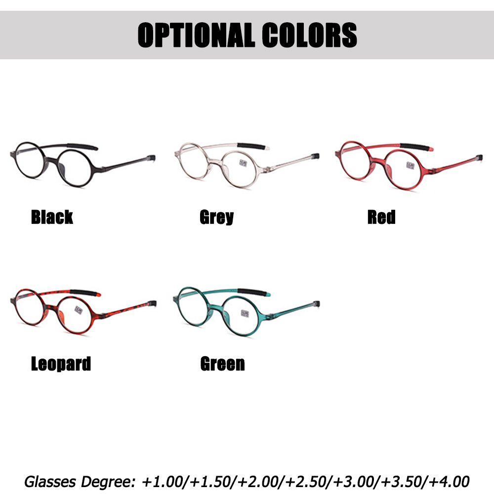 Women Men Pc Round Frame Presbyopic Eyeglasses Far Sight Eyewear Ultralight Reading Glasses