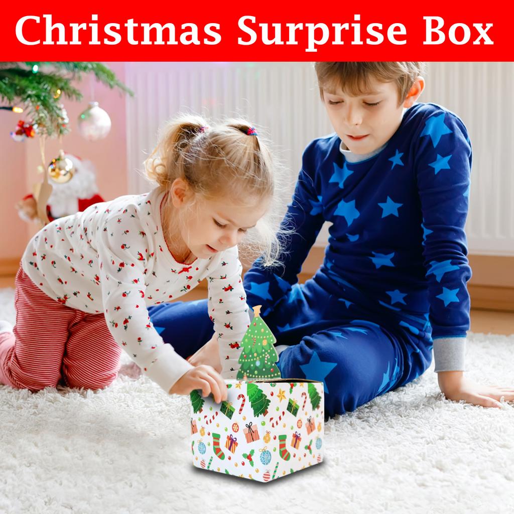 Детская рождественская коробка-сюрприз, Детская рождественская игрушка-сюрприз, Рождественский сюрприз