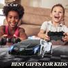2-in-1 Transformer RC Car, Remote Controlled Car, 1:18 Distorting Race Car with Light and Sound, Toy for Kids 6-12 Years