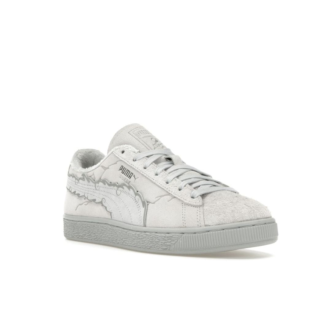 One Piece X Puma Suede Gear 5 Luffy Men Sneakers Grey Feather-Grey Platinum-Grey 396524-01