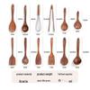 Набор из 12 антипригарных кухонных принадлежностей Abay Teak