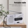 Portable Mini Retro Radio Telescopic Antenna Speaker Outdoor Dual Band AM FM Stereo Music Playback Receiver