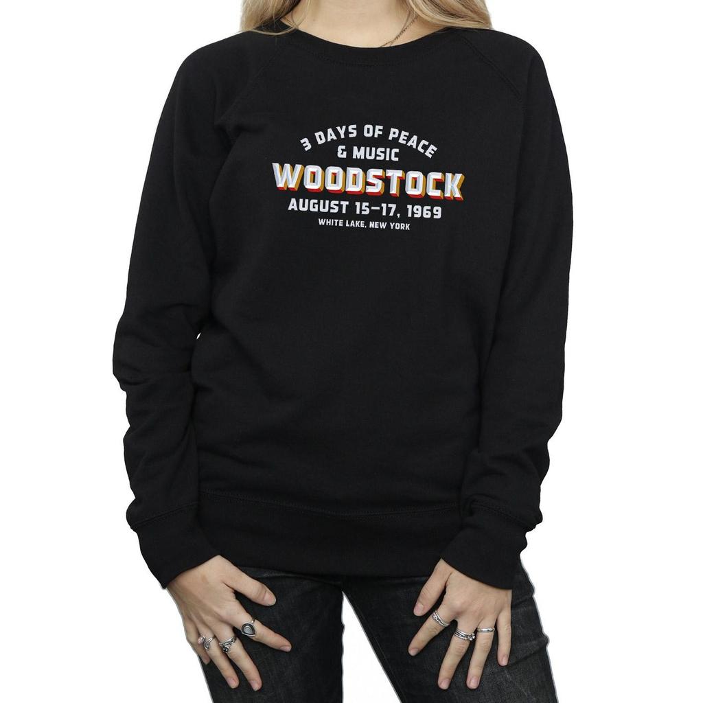 Woodstock Womens/Ladies Varsity 1969 Sweatshirt