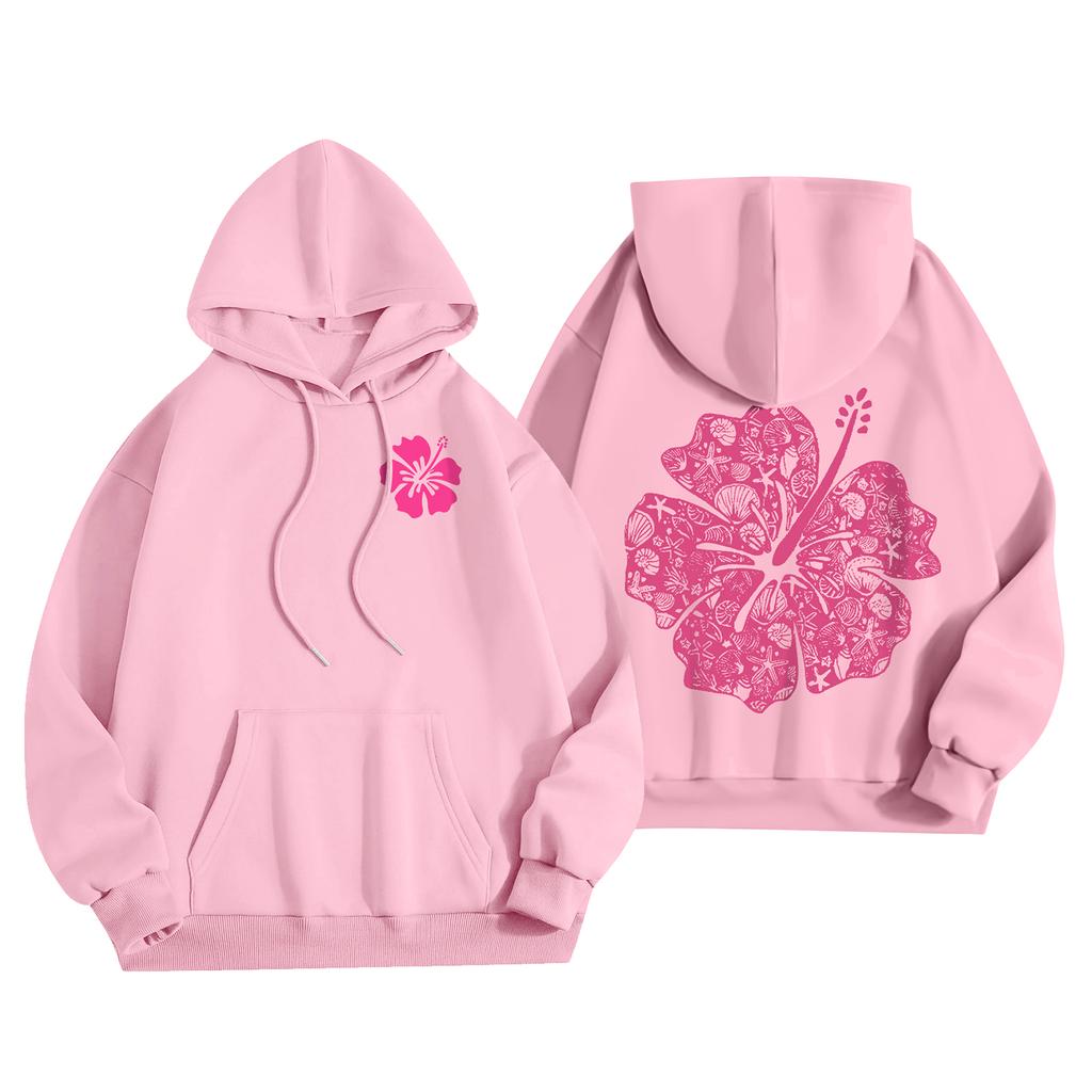 Женская мода, женский легкий пуловер с длинными рукавами и карманами, толстовка с капюшоном в стиле консервативного стиля