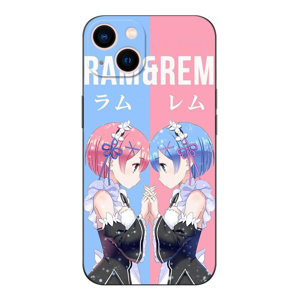 Black Tpu Case For Realme 9 Pro Plus 9i GT Neo2 Narzo 10A 20A 20 30 30A 50A 50i 4G 5G Ram Rem Anime Cartoon