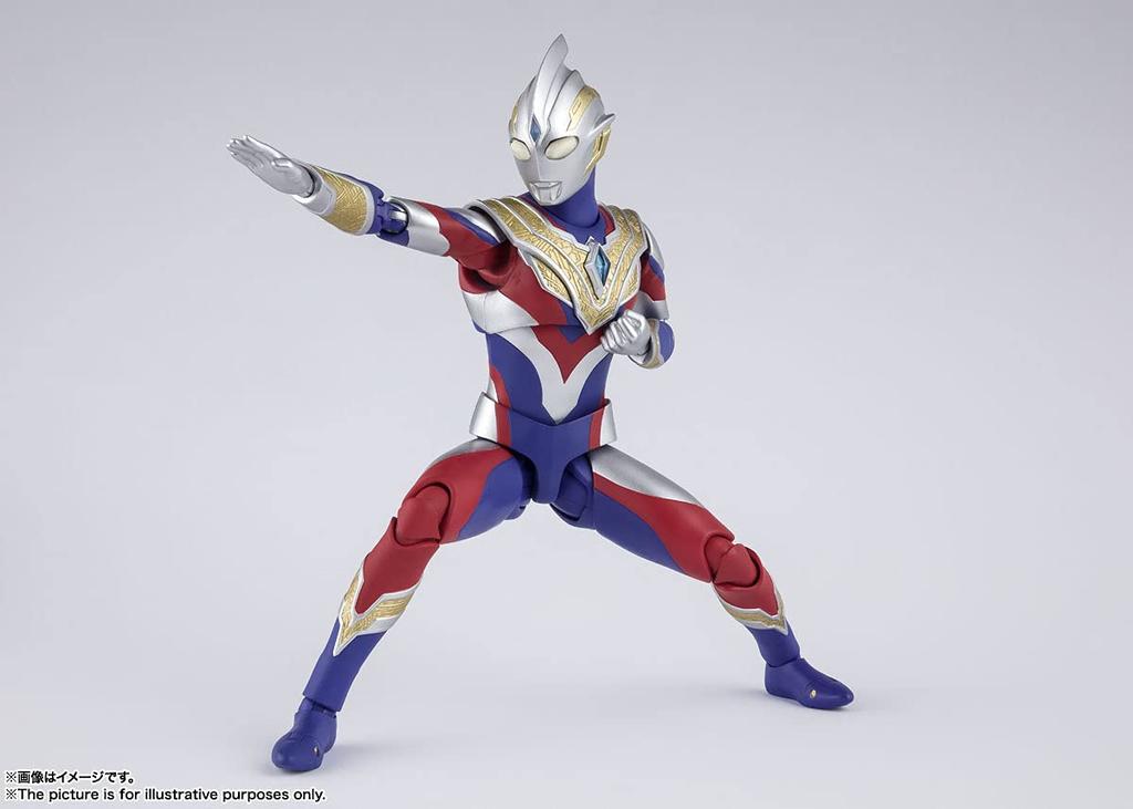 TAMASHII NATIONS Ultraman Trigger Multi Type 150 мм окрашенная подвижная фигурка SHFiguarts приблизительная. ПВХ и АБС