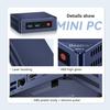 Beelink MINI S12 Mini Intel Alder Up to 16GB 500GB Business Mini Desktop Dual WiFi BT PC, Lake-N95 Processor, 3.40GHz, RAM, SSD, PC, HDMI, 5, 4.2,