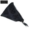 Horsebit Pattern Glitter Finish Shawl with Charm Stole blackUsed