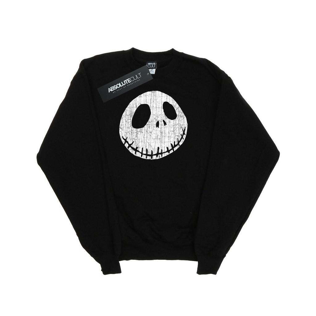 Disney Boys Nightmare Before Christmas Jack Cracked Face Sweatshirt