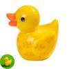 12Pcs Mini Flower Duck Figurine Yellow White Duck Resin Statue Miniature Animal Ornament Home Office Desktop Decoration Dollhouse Accessories