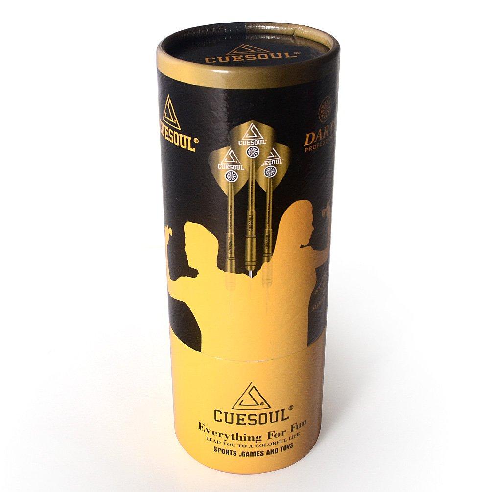 CUESOUL Practice Brass Soft Tip Darts, 12 pcs (16g each)