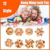 3D Interlocking IQ For Adults Kids Children Classic Toys Brain Teaser Kong Ming Lock Puzzle Toy