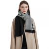 Autumn Winter Men's Women's Thick Knitted Houndstooth Wool Scarf