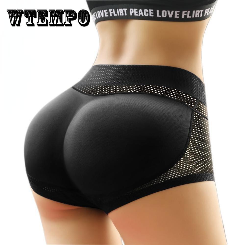 Women Padded Push Up Panties Butt Lifter Shaper Fake Ass Buttocks Hip Pads Invisible Control Panties Briefs Underwear Lingerie