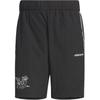 Adidas Disney Graphic Print Mid-Rise Athletic Shorts Men Bottoms Black JP1415
