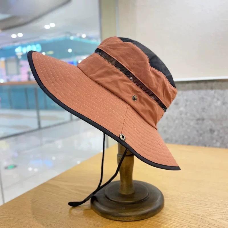 Fisherman'S Hat Fashionable And Versatile Sunscreen Mountaineering Hat Adjustable Breathable Waterproof Outdoor Camping Hat