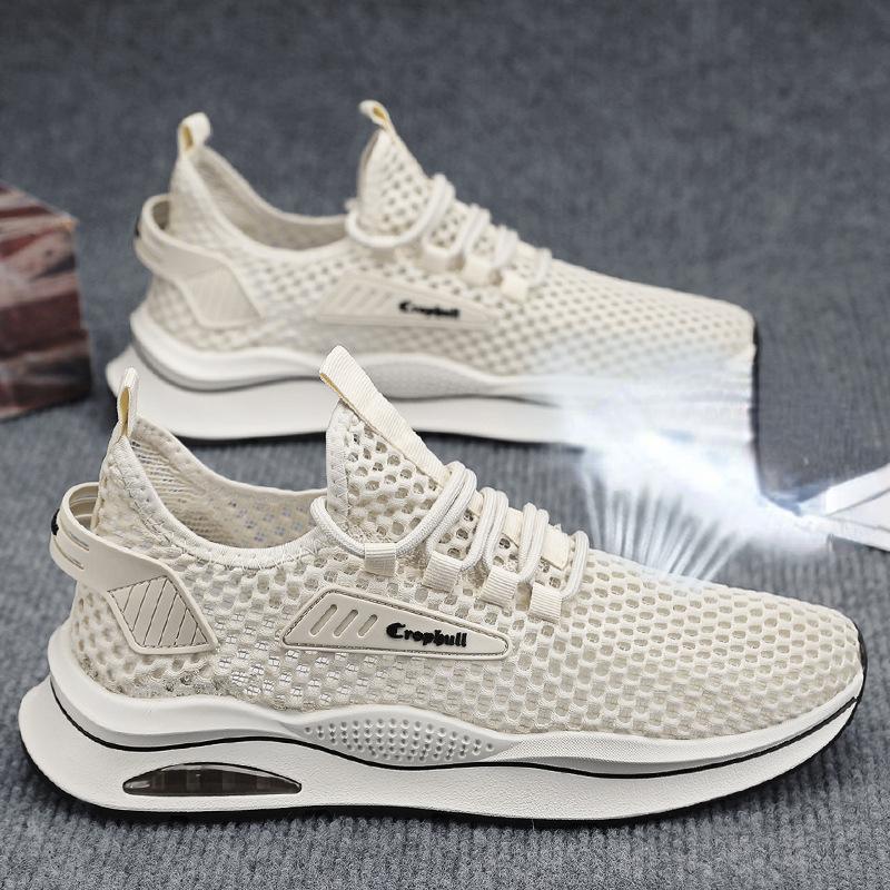 Модная мужская обувь Летние сетчатые лоферы Мужская молодежная студенческая обувь для активности Мужская модная универсальная мужская повседневная обувь для бега