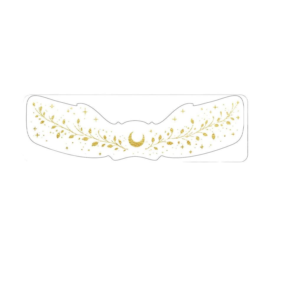 Gold & Silver Glitter Waterproof Christmas Freckle Tattoo Stickers for Party Makeup