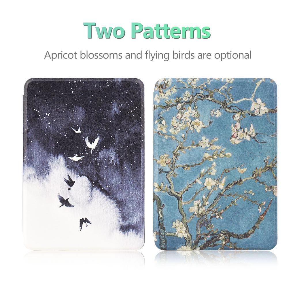 Кожаный чехол для электронной книги для Kindle 658(10-е поколение, выпуск 2019 г.) - Легкая искусственная кожа премиум-класса