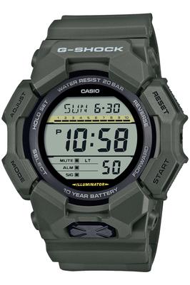 Часы Casio Long Life Biomass цвета хаки G-Shock, пластиковые, GD-010-3JF, мужские,