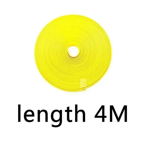 4M/8M Universal Car Rim Protect Strip Wheel Edge Protector Car Wheel Sticker Tire Protection Care Covers Car Styling