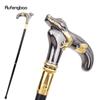 Golden Black Lizard Walking Cane Fashion Decorative Walking Stick Gentleman Elegant Cosplay Cane Knob Crosier 89cm