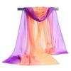 Sunscreen Long Wrap Shawl 160*50cm Beach Gauze Scarf Fashion Chiffon Scarf  for Women