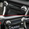 Черная матовая накладка на кнопку переключения кондиционера для Toyota RAV4 2019-2024