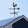 Black Weather Vane Animal Figurine Practical Wind Direction Indicator Farm Scene Home and Garden