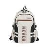 Schoolbag Korean version leisure bag, letter printing backpack, male and female students, versatile large-capacity waterproof schoolbag
