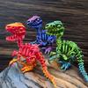 3D-печатная фигурка динозавра Велоцираптора - Реалистичный шарнирный сустав, Креативный настольный декор для дома и офиса