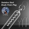 Stainless Steel Beads Penis Plug Dilator Gradient Size Urethral Catheter Stimulator Male Masturbation Adult Toys Metal Sounding