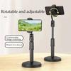 Mobile Phone Holder Universal Table Cell Phone Stand Retractable Adjustable Phone Mount for Live Broadcast Video